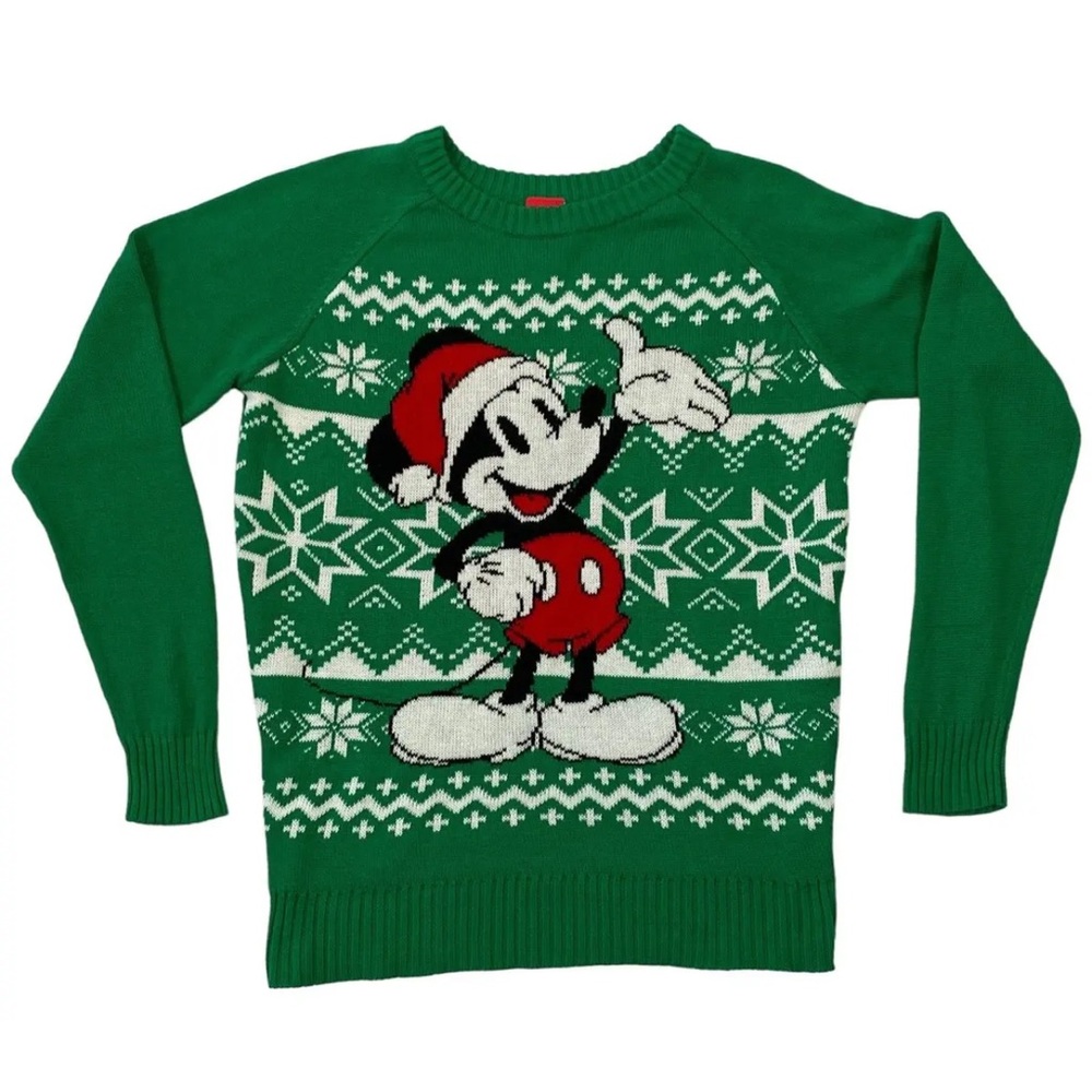 Disney Mickey Mouse Santa Christmas Ugly Sweater Size: XL